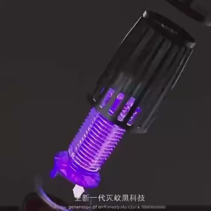 Lampe anti-moustiques électrique portatif rechargeable